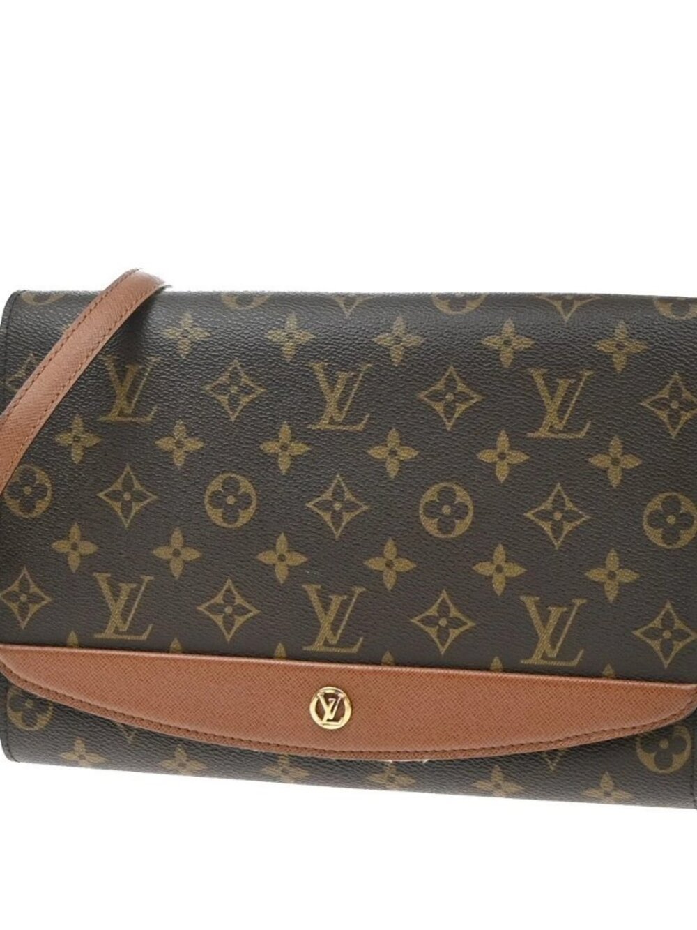 LOUIS VUITTON Bordeaux 2Way Shoulder Clutch Bag Monogram Leather M51797 87KD440
